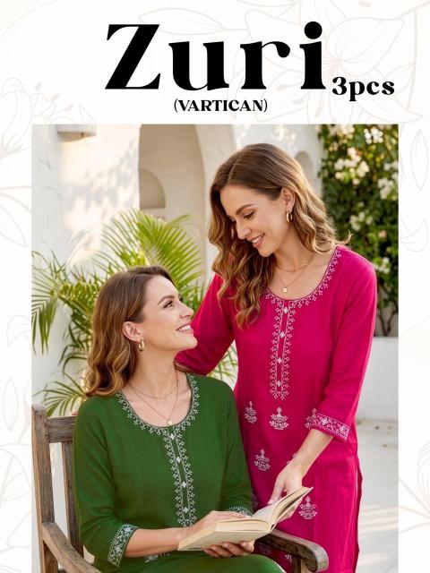 Desi kudi zuri 3pcs surat kurti wholesale market